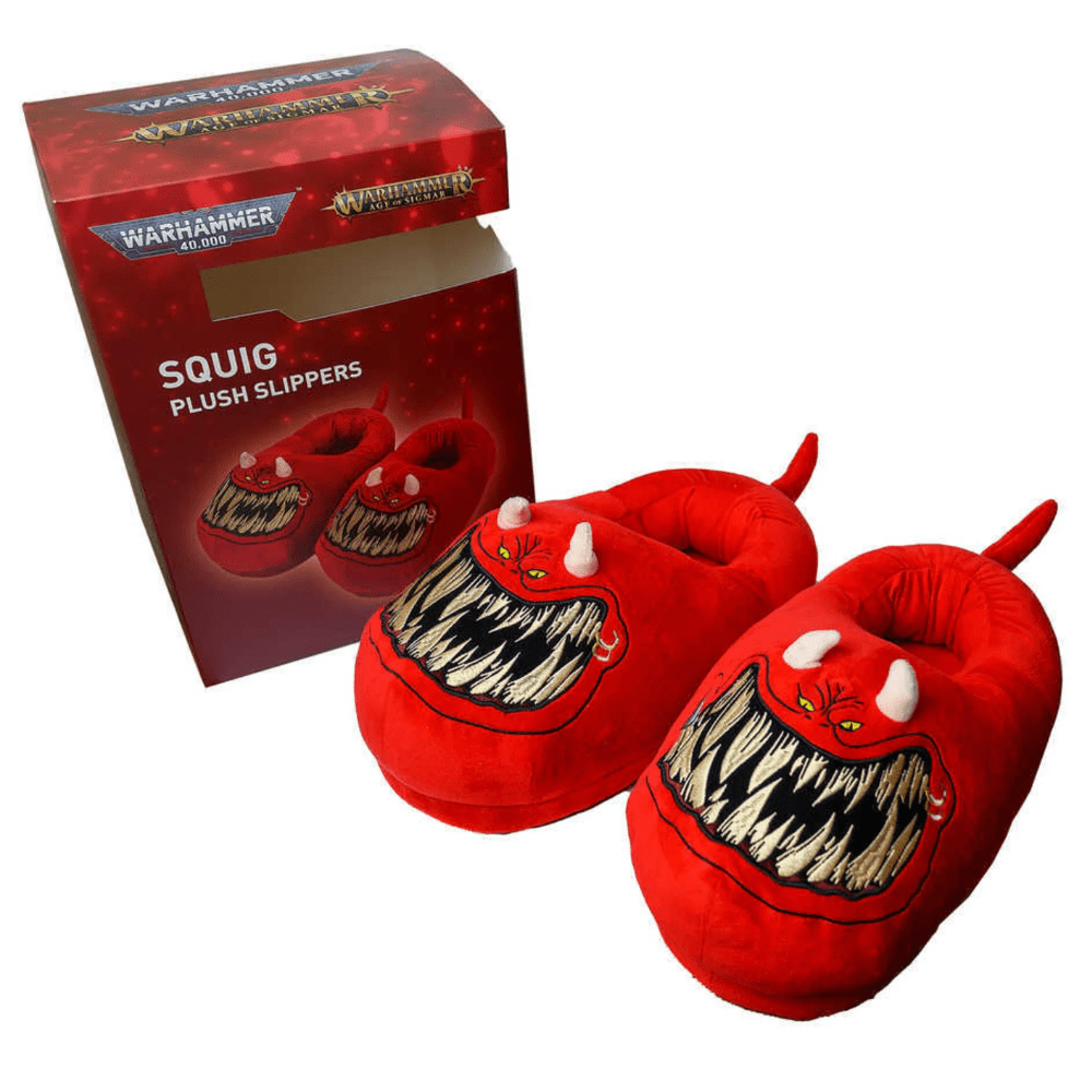 Warhammer 40000: Red Squig Slippers