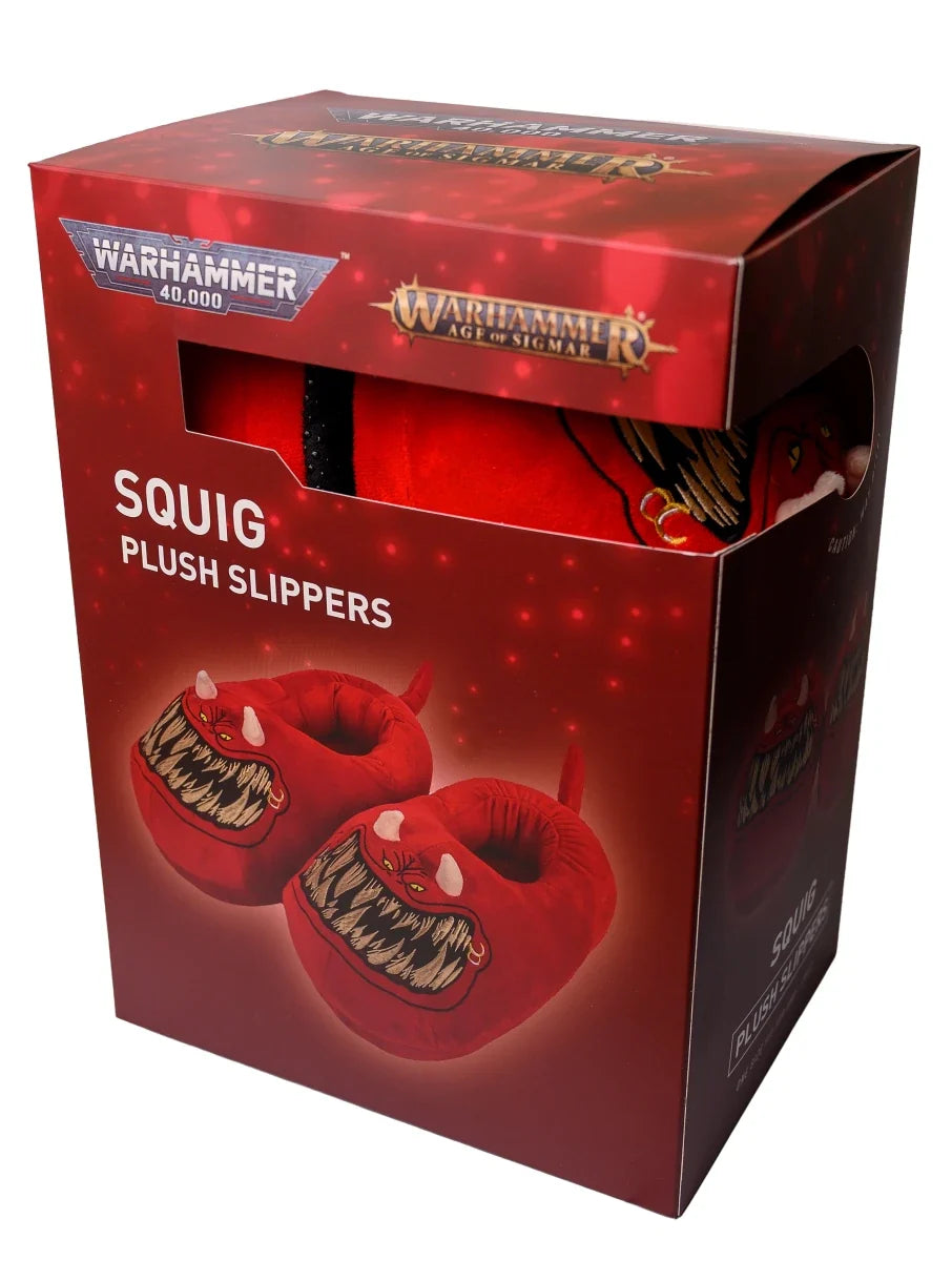 Warhammer 40000: Red Squig Slippers
